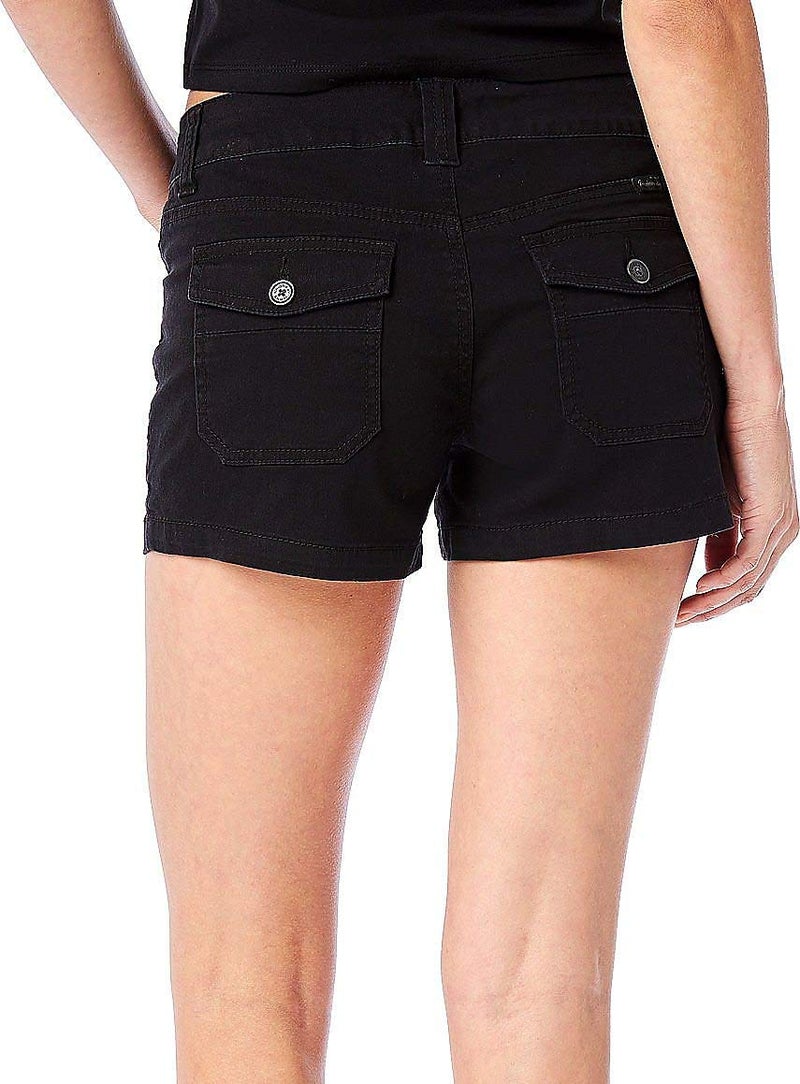 UNIONBAY womens Delaney Stretch 3.5" Inseam Casual Shorts, Black, 3 US - Image 2